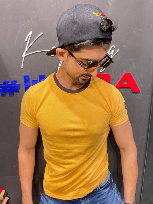 Mustard Arrow Patch Tee