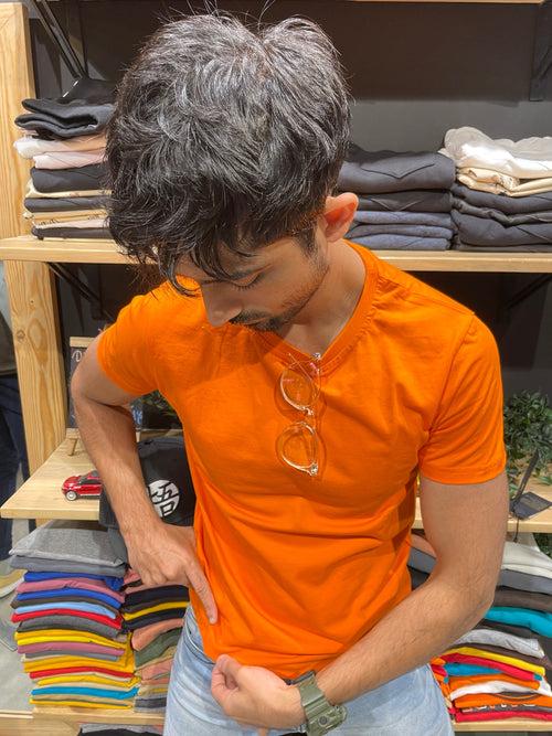Orange Basic Tshirt