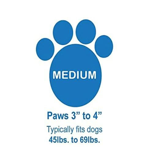 Pawz Waterproof Dog Boots - Medium - Blue 12 PCS