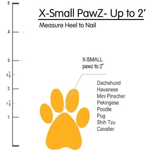 Pawz Waterproof Dog Boots - X Small - Orange 12 PCS