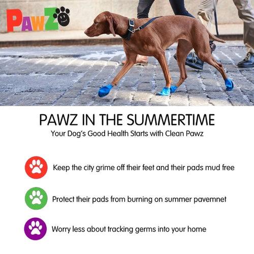 Pawz Waterproof Dog Boots - X Small - Orange 12 PCS