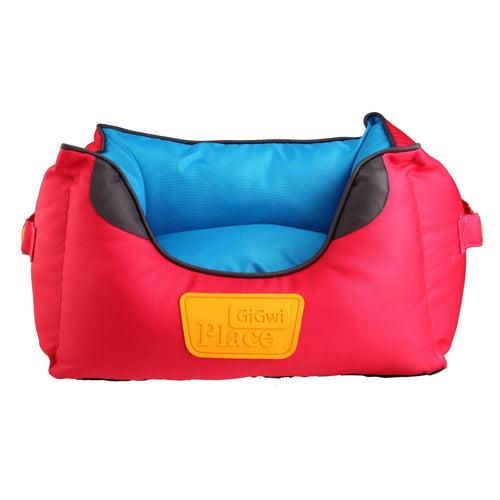 Gigwi Red & Blue Canvas TPR Soft Bed