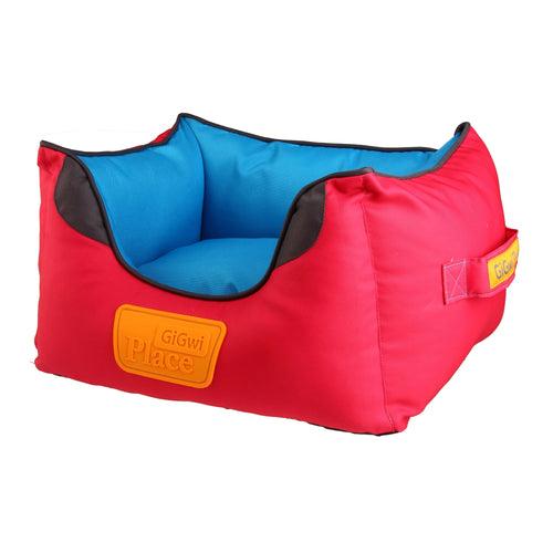 Gigwi Red & Blue Canvas TPR Soft Bed