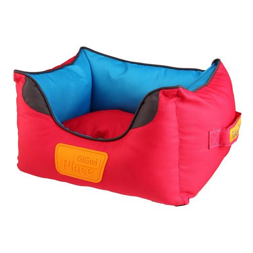 Gigwi Red & Blue Canvas TPR Soft Bed