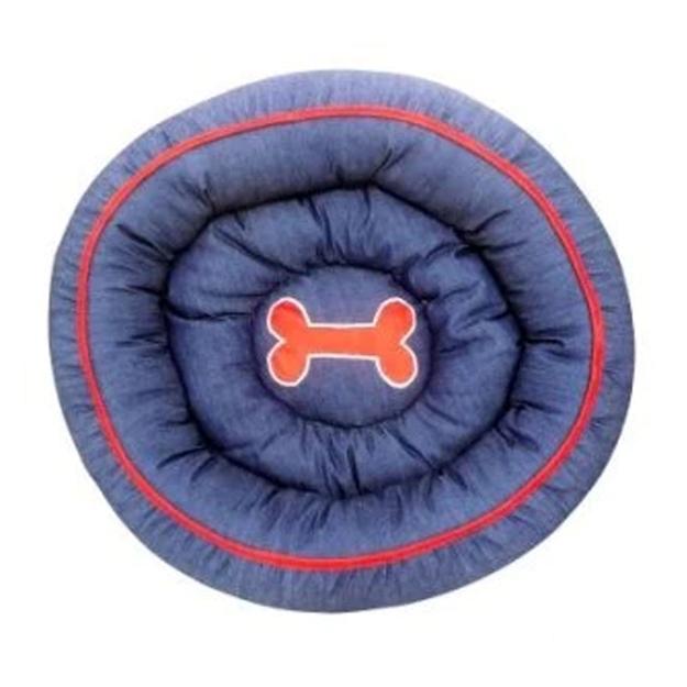 Kennel Denim Donut Bed