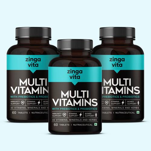 Multivitamins with Prebiotics & Probiotics