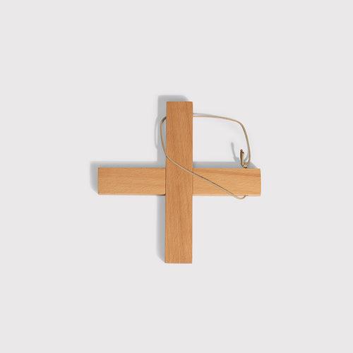 Teak Wooden Trivet - Cross