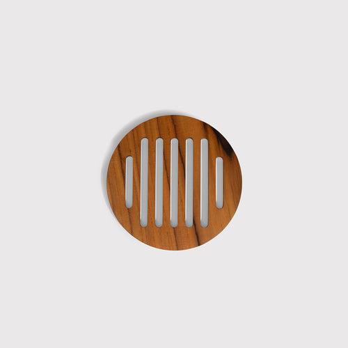 Teak Wooden Trivet - Round