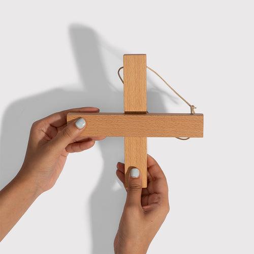 Teak Wooden Trivet - Cross