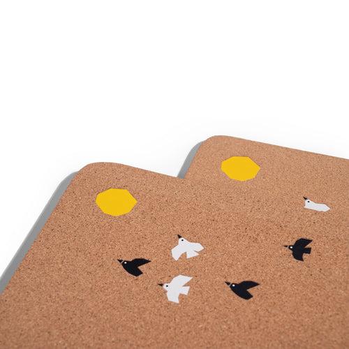 Birds-In-Flight Cork Placemat