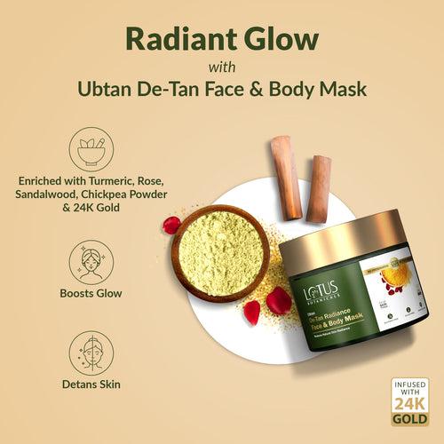 Ubtan De-Tan Radiance Face & Body Mask