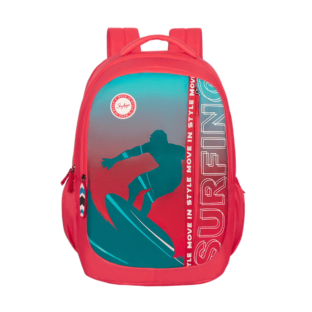 Skybags KLAN PLUS 04 SCHOOL BACKPACK RED