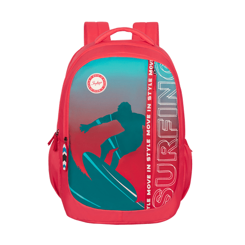 Skybags KLAN PLUS 04 SCHOOL BACKPACK RED