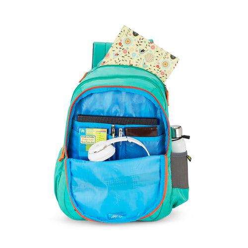 Skybags New Neon 22 "02 School Backpack Teal"