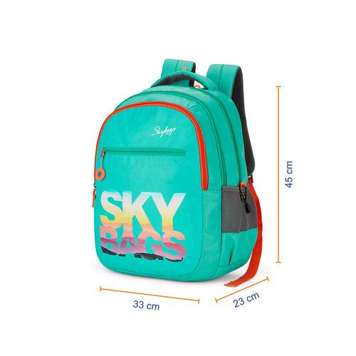 Skybags New Neon 22 "02 School Backpack Teal"