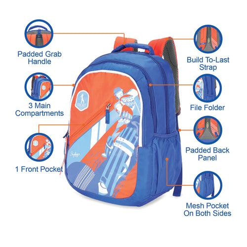 Skybags Riddle 4 "School Bp Blue"