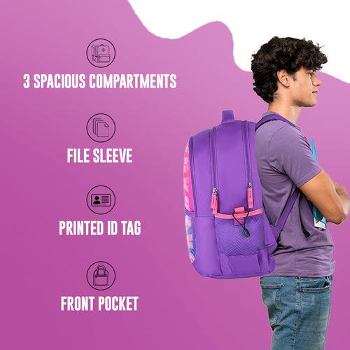 Skybags Squad Plus 04 "School Backpack Purple"