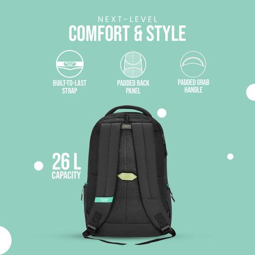 Skybags Fox Business Pro "Laptop Backpack (H) Black"