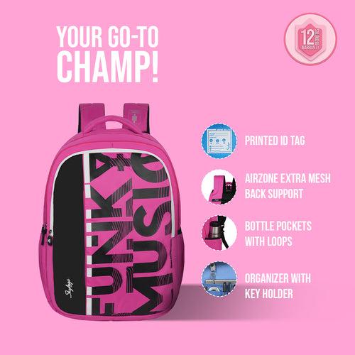 Skybags Stan Pro 01 "School Backpack Pink"