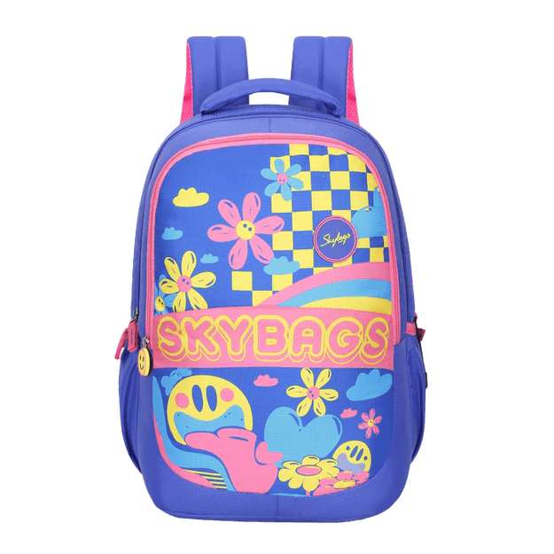 Skybags KLAN PLUS 08 SCHOOL BACKPACK BLUE