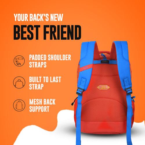 Skybags Squad Plus 03 "School Backpack Orange"