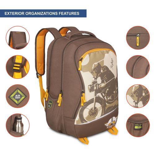 Skybags Offroader Pro "Laptop Backpack" Grey