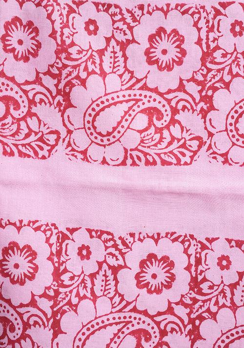 Pink and Grey Unstitched Super Net Salwar set