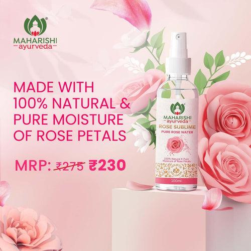 Pure Rose Water - Preserves Your Skin Natural Glow - 100 ml