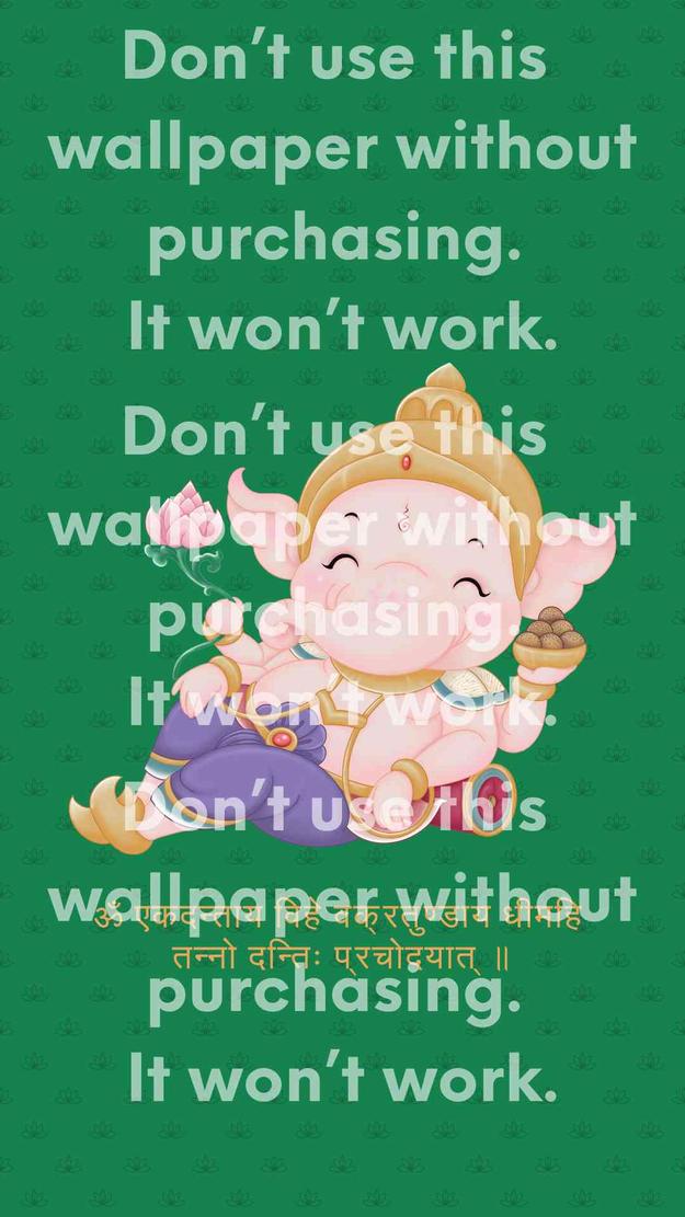 Light-Coded Divine Diwali Wallpaper-Ganesha Mantra-2