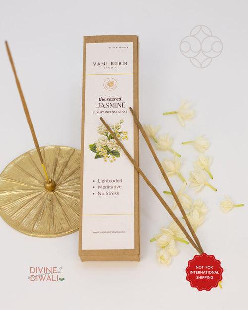 Light-Coded Jasmine Luxury Incense Sticks