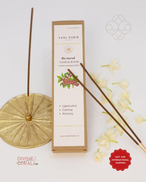 Light-Coded Sandalwood Luxury Incense Sticks