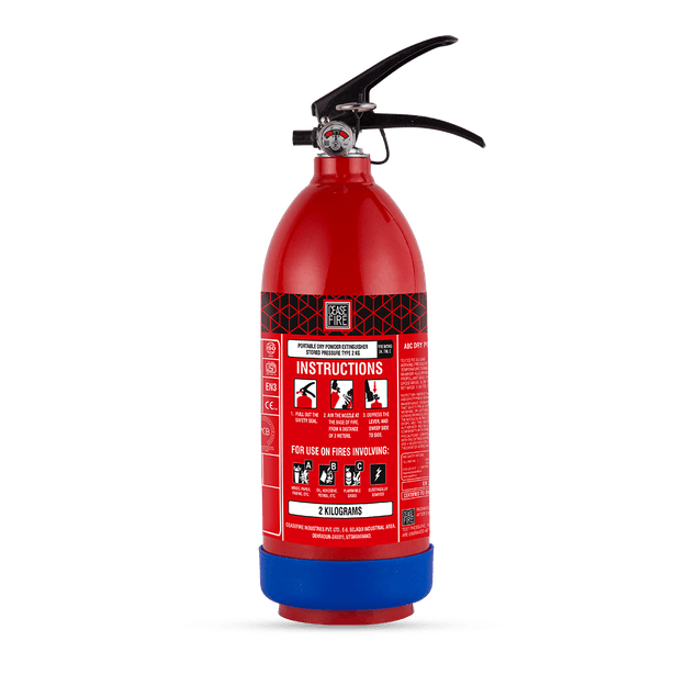 Ceasefire ABC Powder MAP 50 Based Fire Extinguisher Mild Steel (Squeeze Grip)