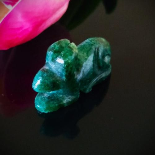 Carved Green Aventurine Rabbit