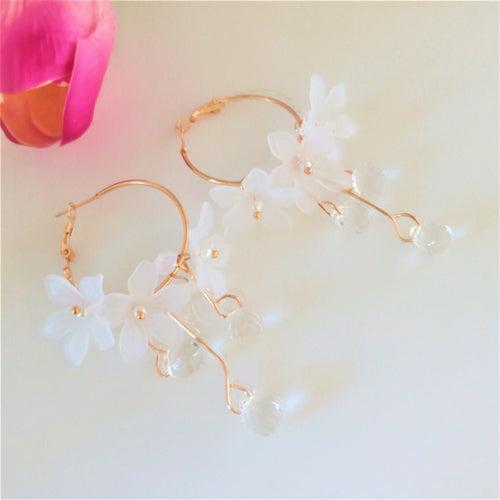 Flower Dangle Earrings