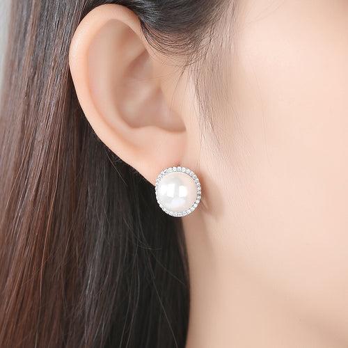 Classic White Pearl Studs