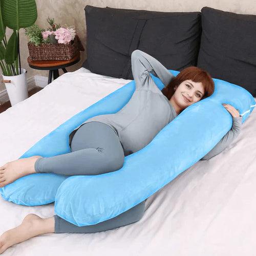 U Shape Pregnancy Pillow (With Velvet Cover)