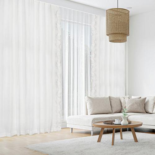 Linen Ruffle Curtains