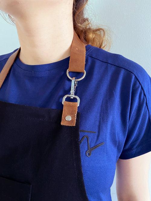 Custom Cooking Apron For Women With Leather Straps