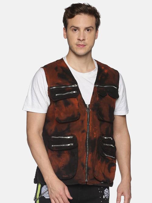 Kultprit 10 pocket sleeveless jacket