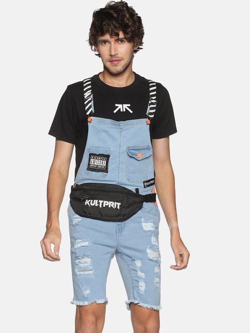 Kultprit Extra bag with light wash overall