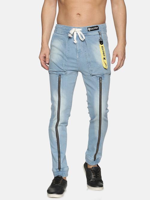 Kultprit Full zipper jogger pant