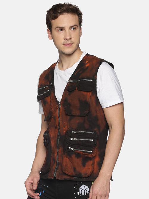 Kultprit 10 pocket sleeveless jacket