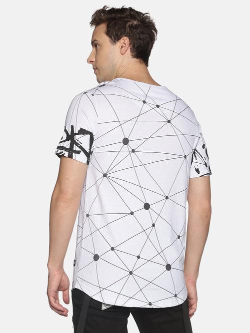 Kultprit Cotton Men Allover Print T-Shirt