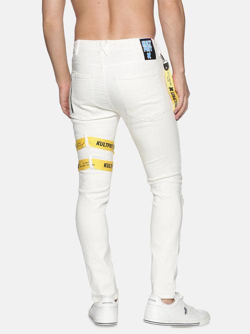 Kultprit Elastic with belt jeans