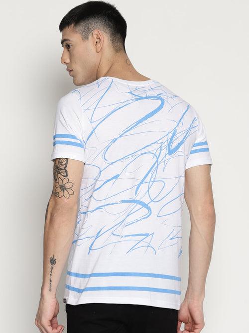 Impackt Half Sleeve round neck T-Shirt with all over print