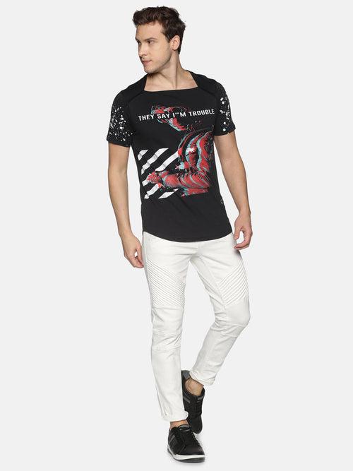 Kultprit Cotton Men Graphic Print T-Shirt