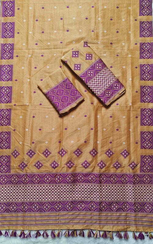 Ready-To-Wear Bhagalpuri Art Toss* Mekhela Sador