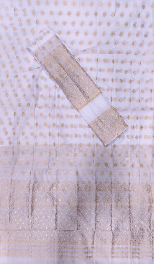 Weaving Dhaga Work AC Cotton* Mekhela Sador - Small Keri Aachal