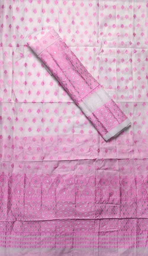 Weaving Dhaga Work AC Cotton* Mekhela Sador - Small Keri Aachal