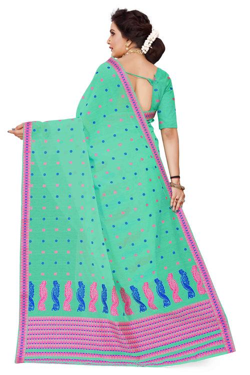 Weaving Two-Dhaga Work AC Cotton* Mekhela Sador